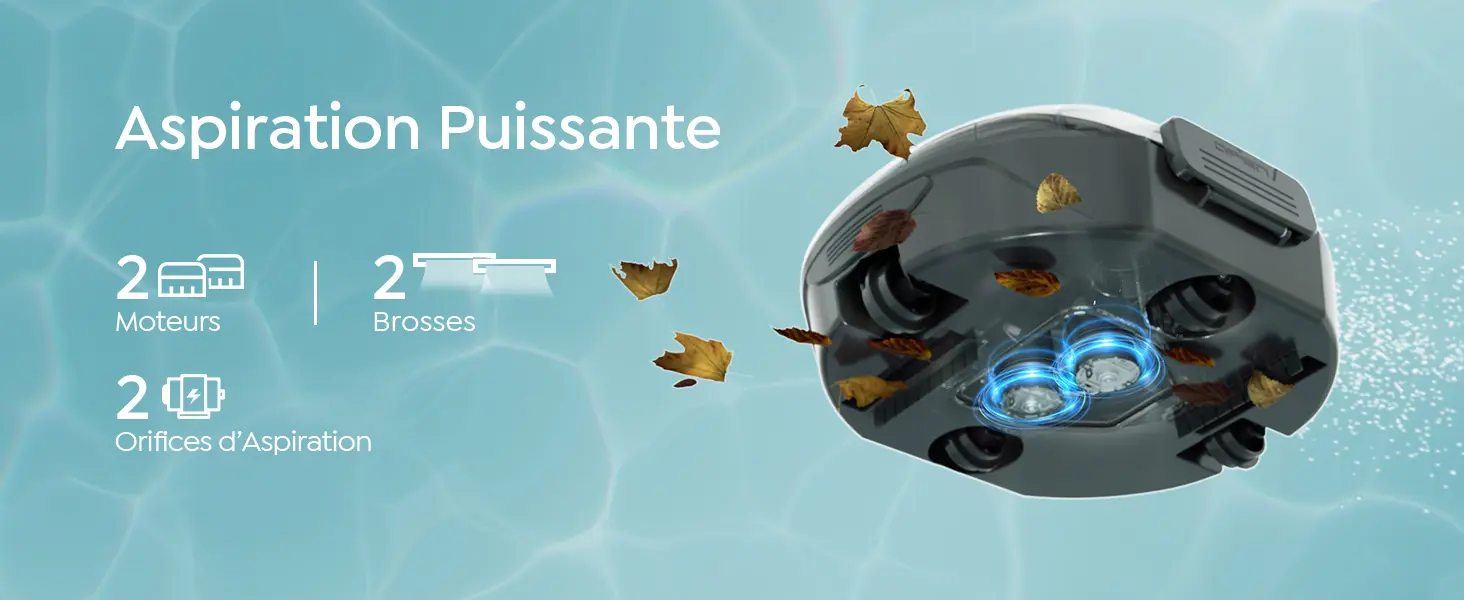 Robot piscine gris 80 m² — contenu détaillé 4