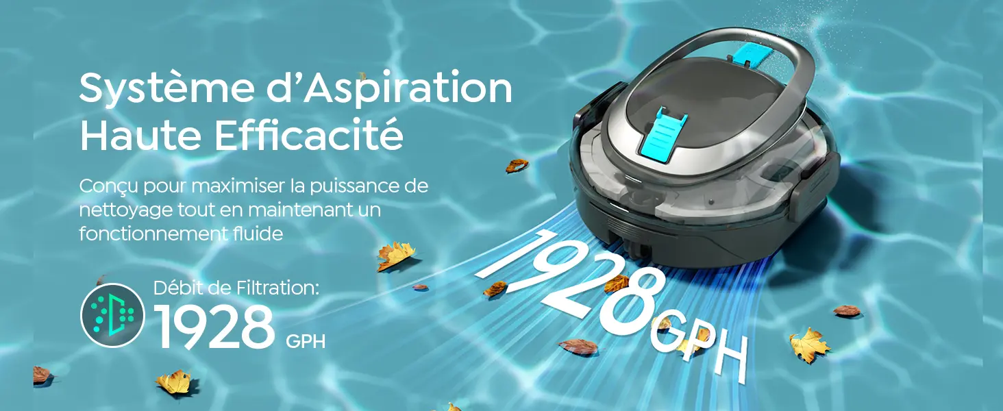 Robot piscine gris 80 m² — contenu détaillé 5