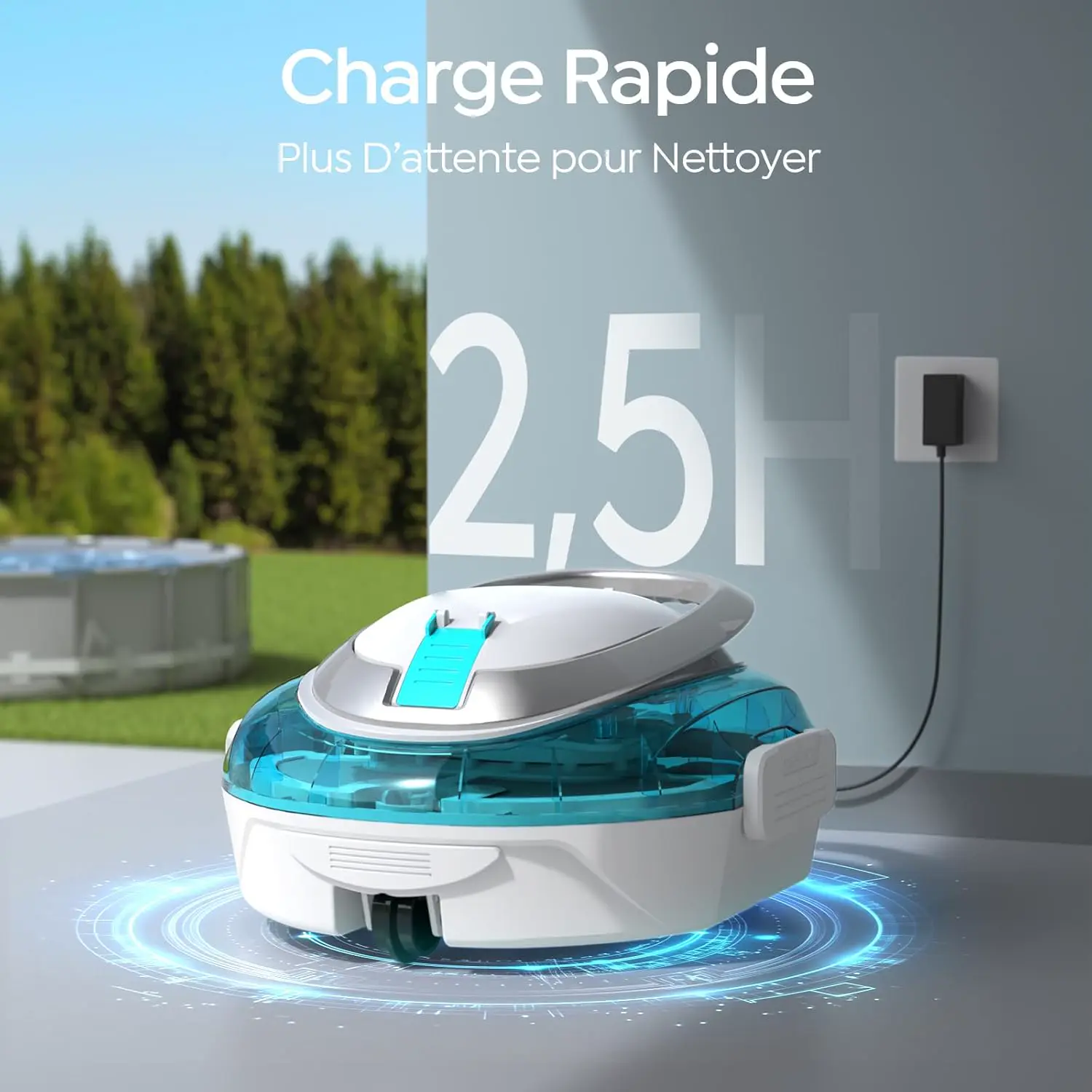 Robot piscine 2026 S2 Robot Piscine, Aspirateur sans Fil vue 5