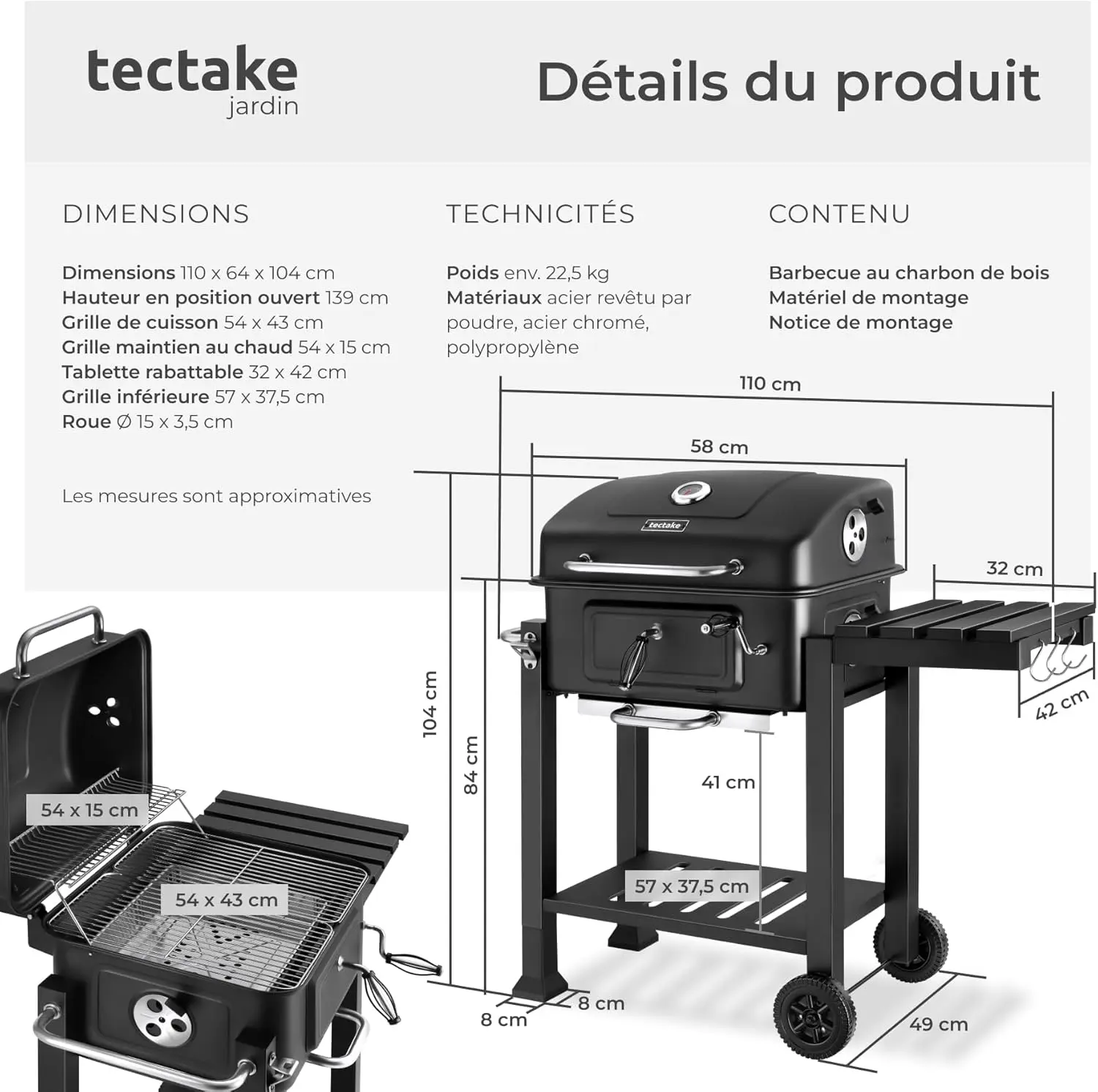 Barbecue weber en bois vue 6