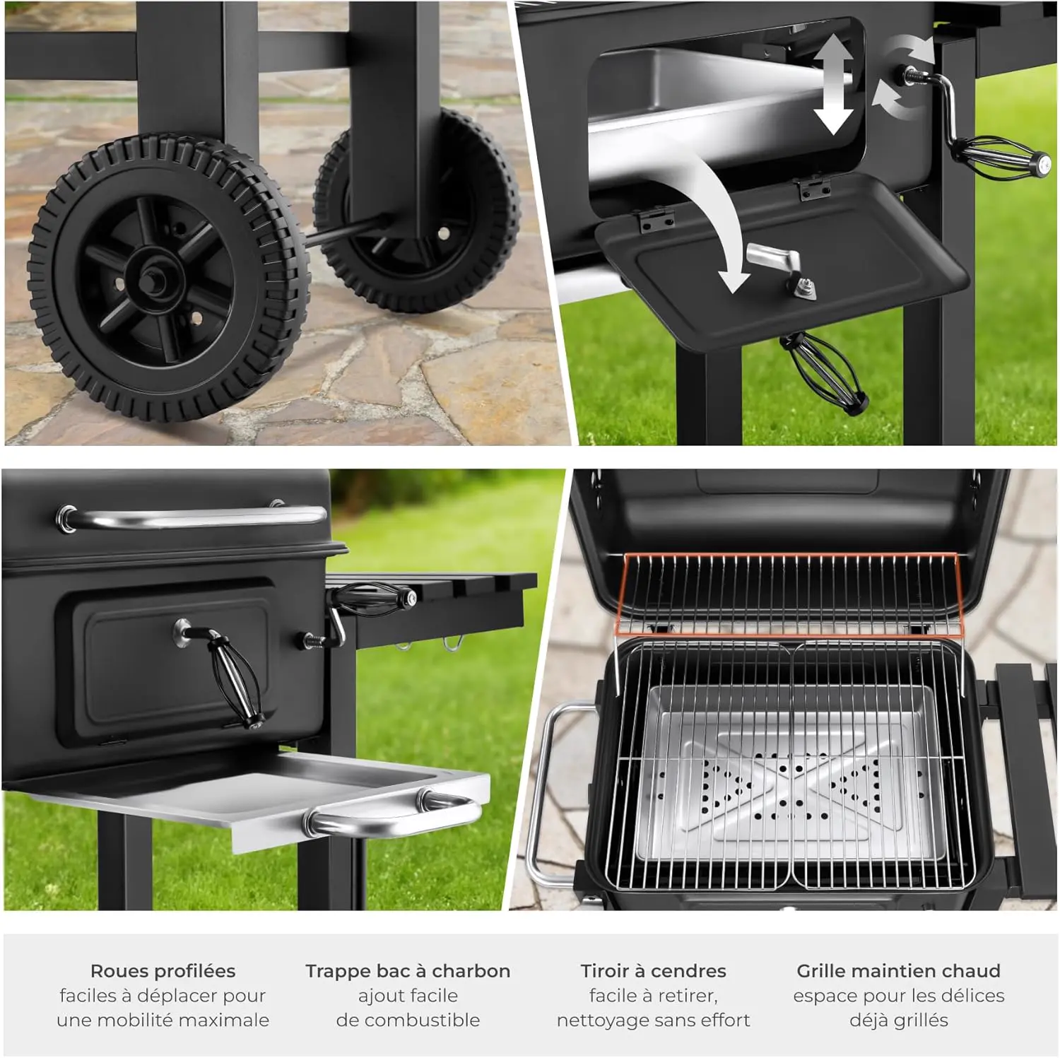 Barbecue weber en bois vue 7