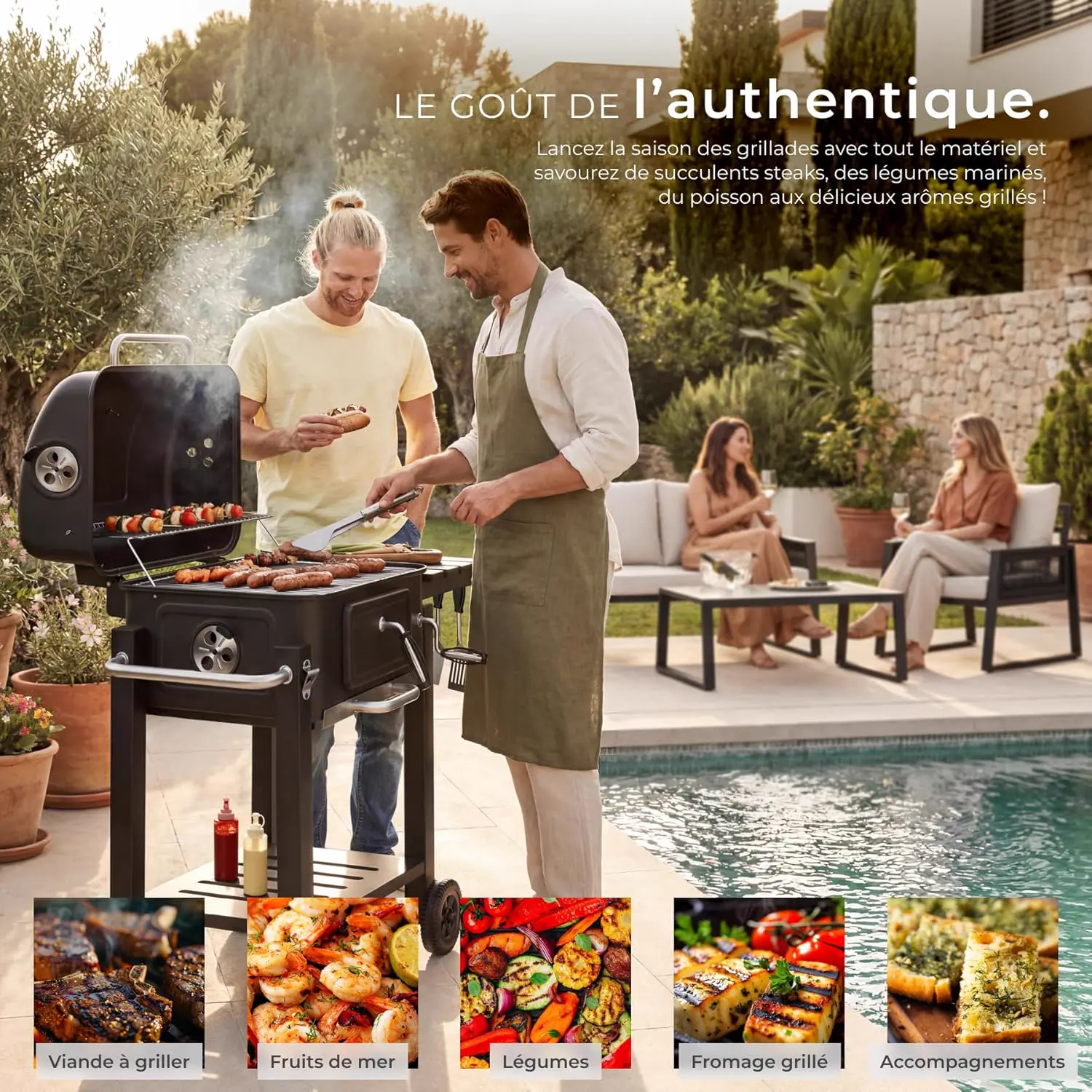 Barbecue weber en bois vue 8