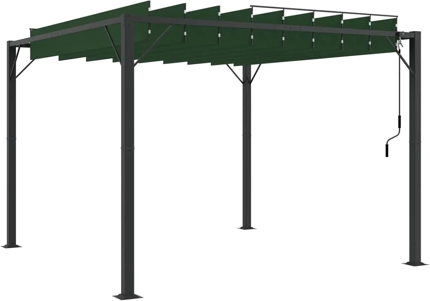 Pergola en aluminium 3x2,14 m vue 3