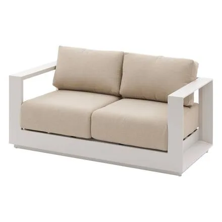 Canapé de jardin MANORA Avoine / Beige Zébrano vue 2