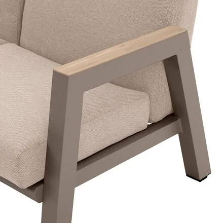 Canapé de jardin KELIAM Praline & Beige vue 4