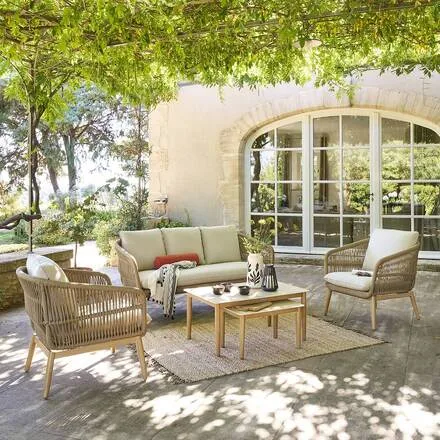 Salon de jardin MELINA Taupe