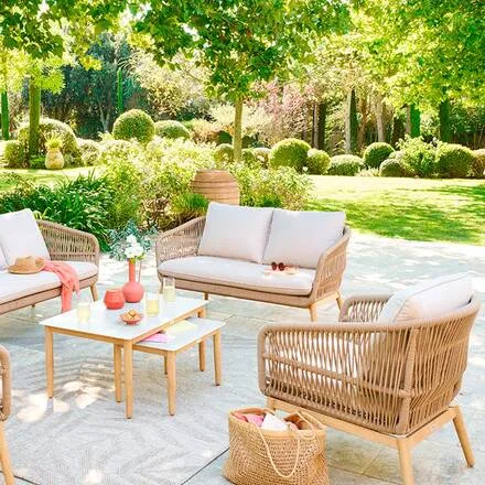 Canapé de jardin SAMORA Taupe