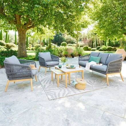 Salon de jardin SORELIA Gris