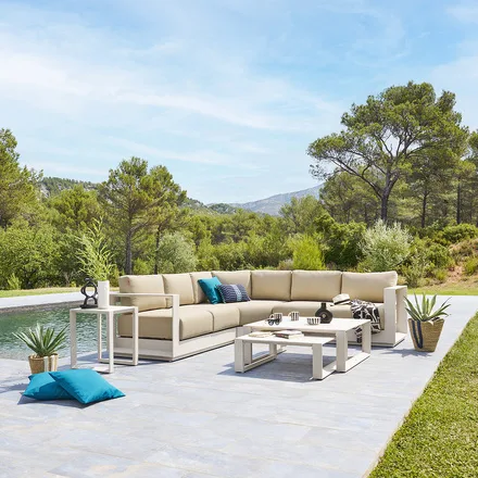 Salon d'angle de jardin SIRENIA Avoine