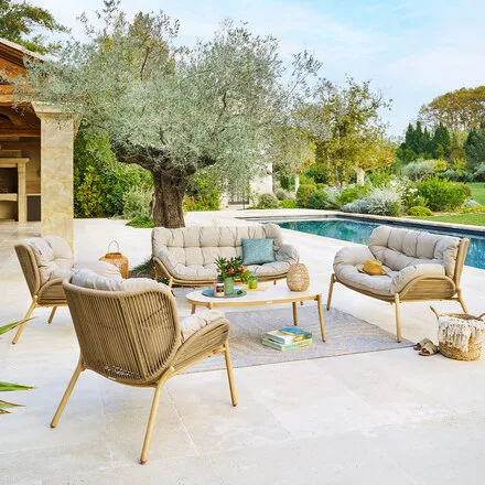 Salon de jardin KATERIA Taupe