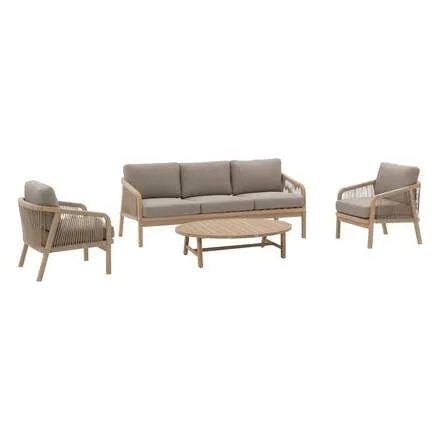 Salon de jardin VALDA Acacia vue 2