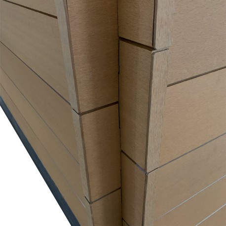 Abri de jardin en bois marron 3x3 m vue 10