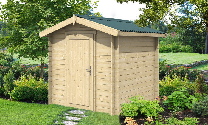 Abri de jardin en bois en bois 2,2x2,2 m vue 9